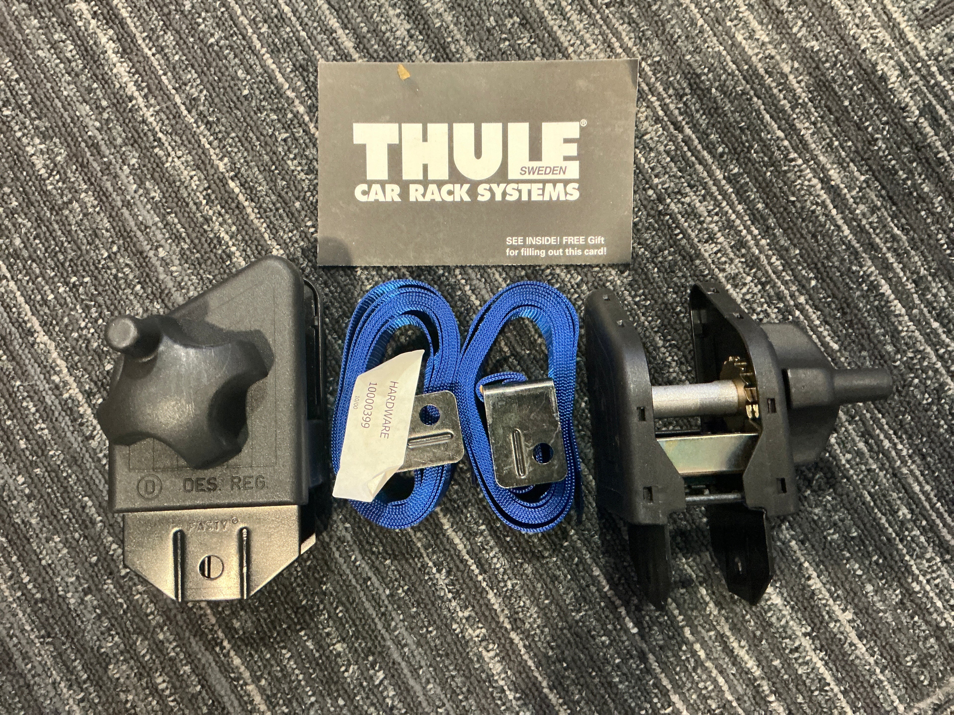 THULE QUICK STRAPS FOR CAR RACK