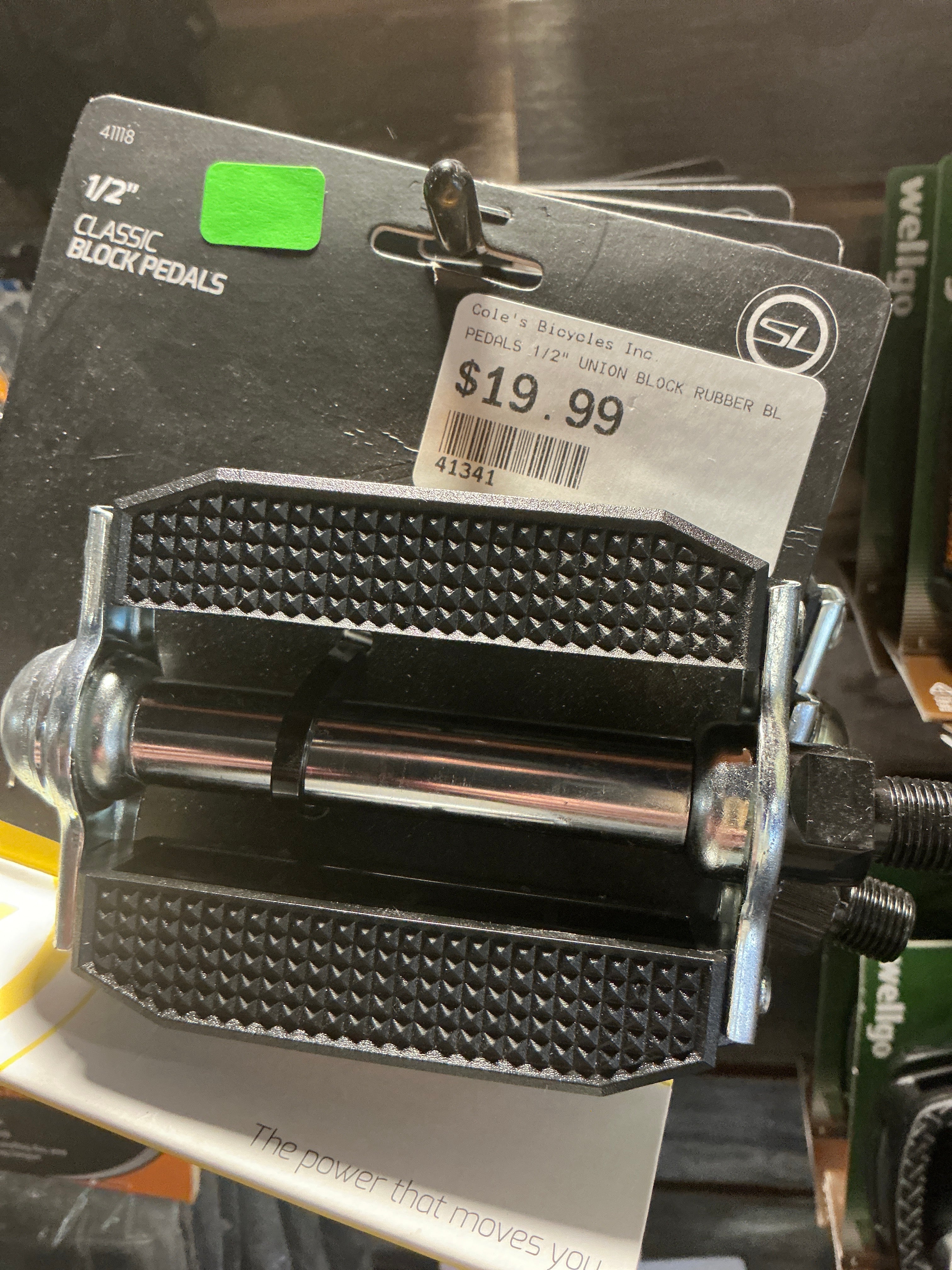 CLASSIC BLOCK PEDALS 1/2”