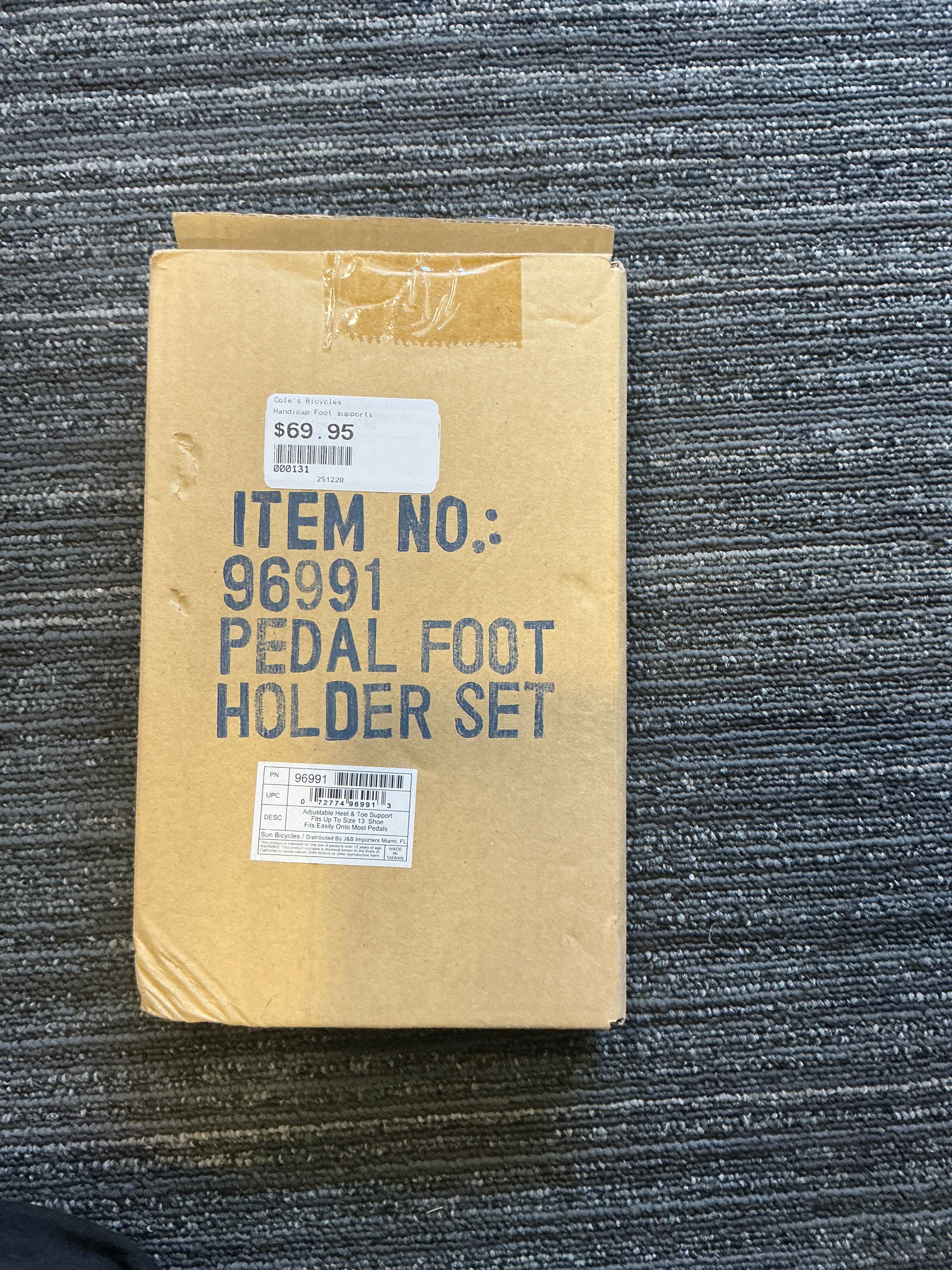 HANDICAP FOOT SUPPORTS