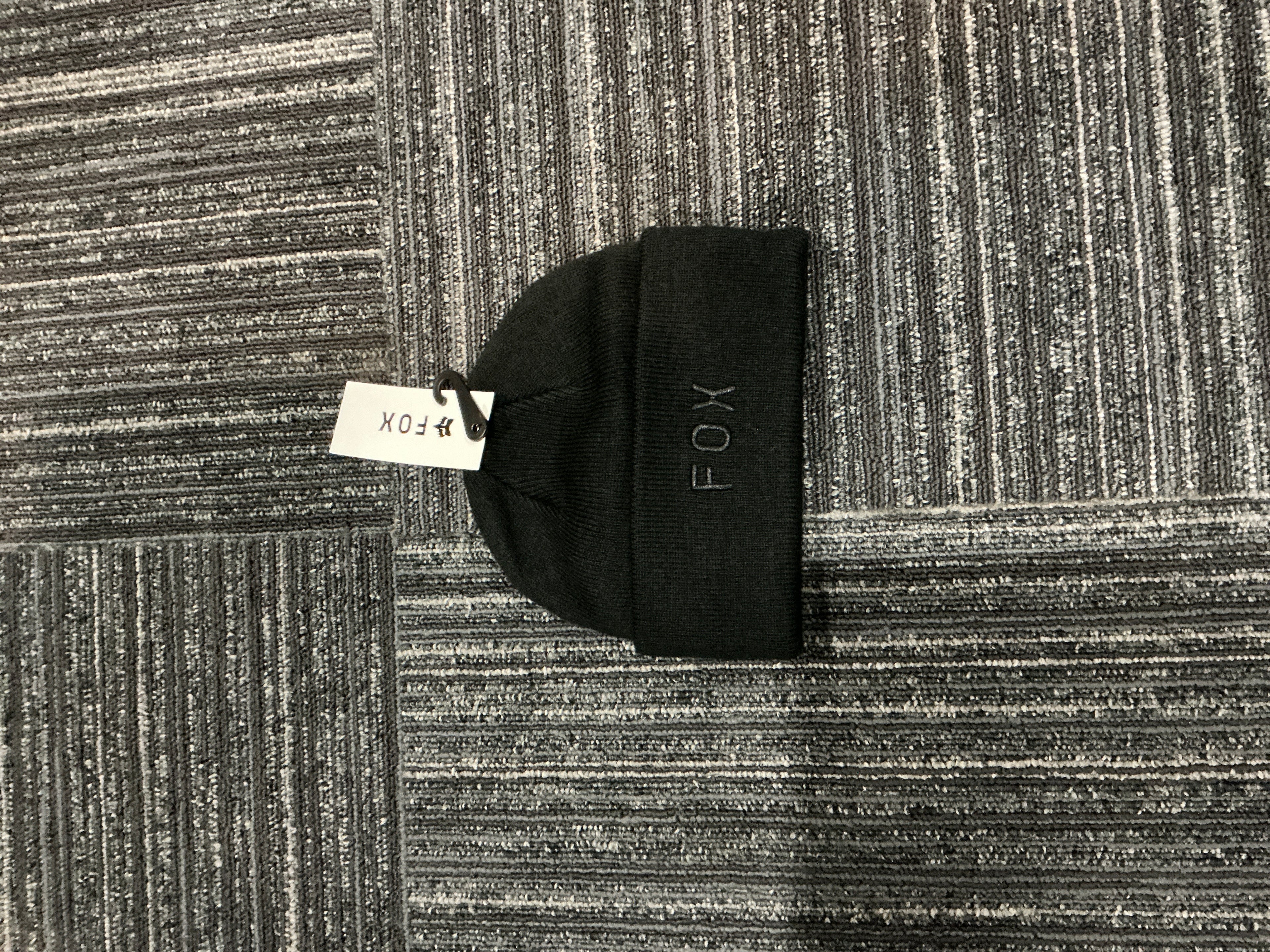BLACK FOX BEANIE