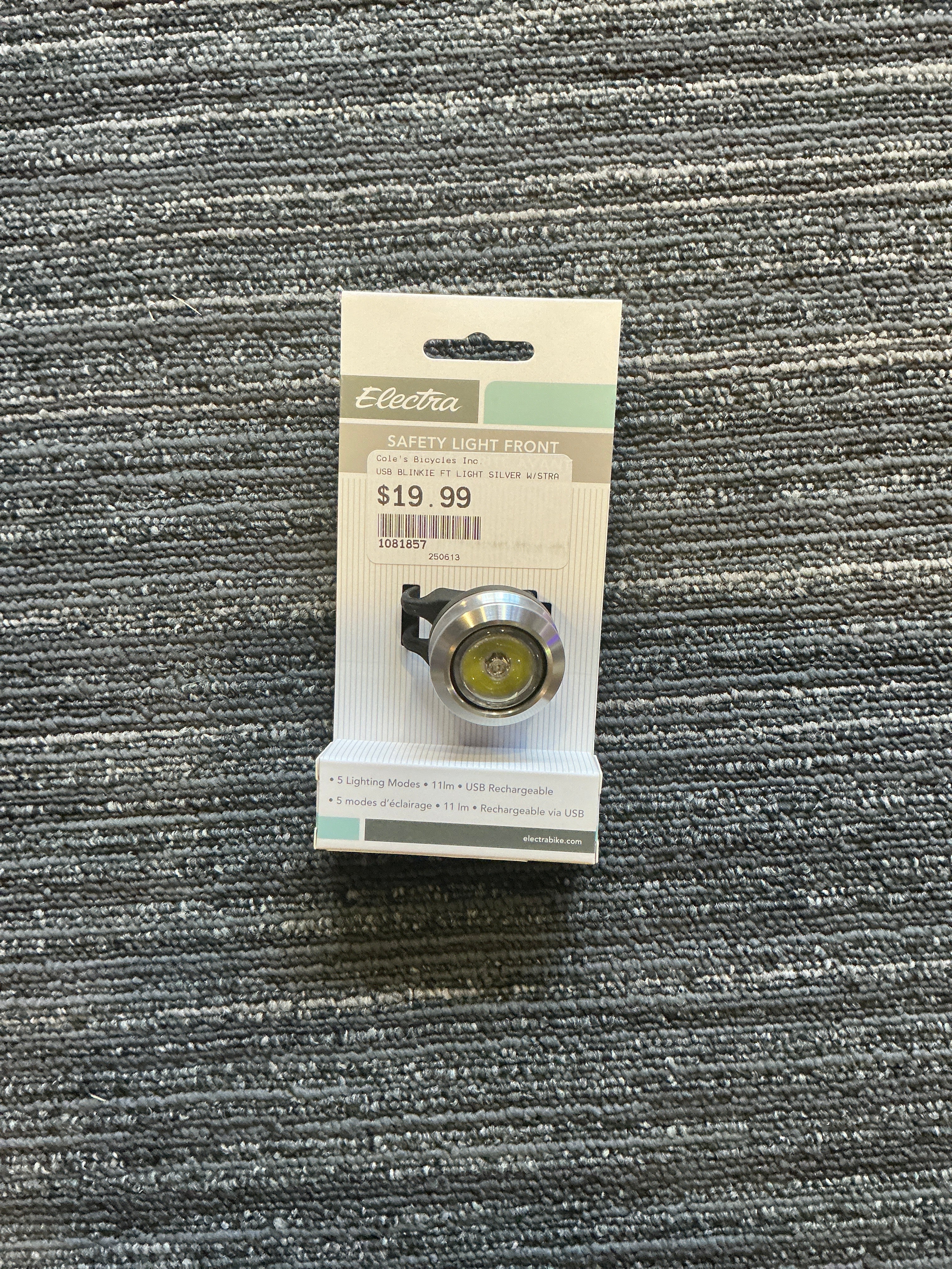 USB BLINKIE FT LIGHT SILVER W/STRAP