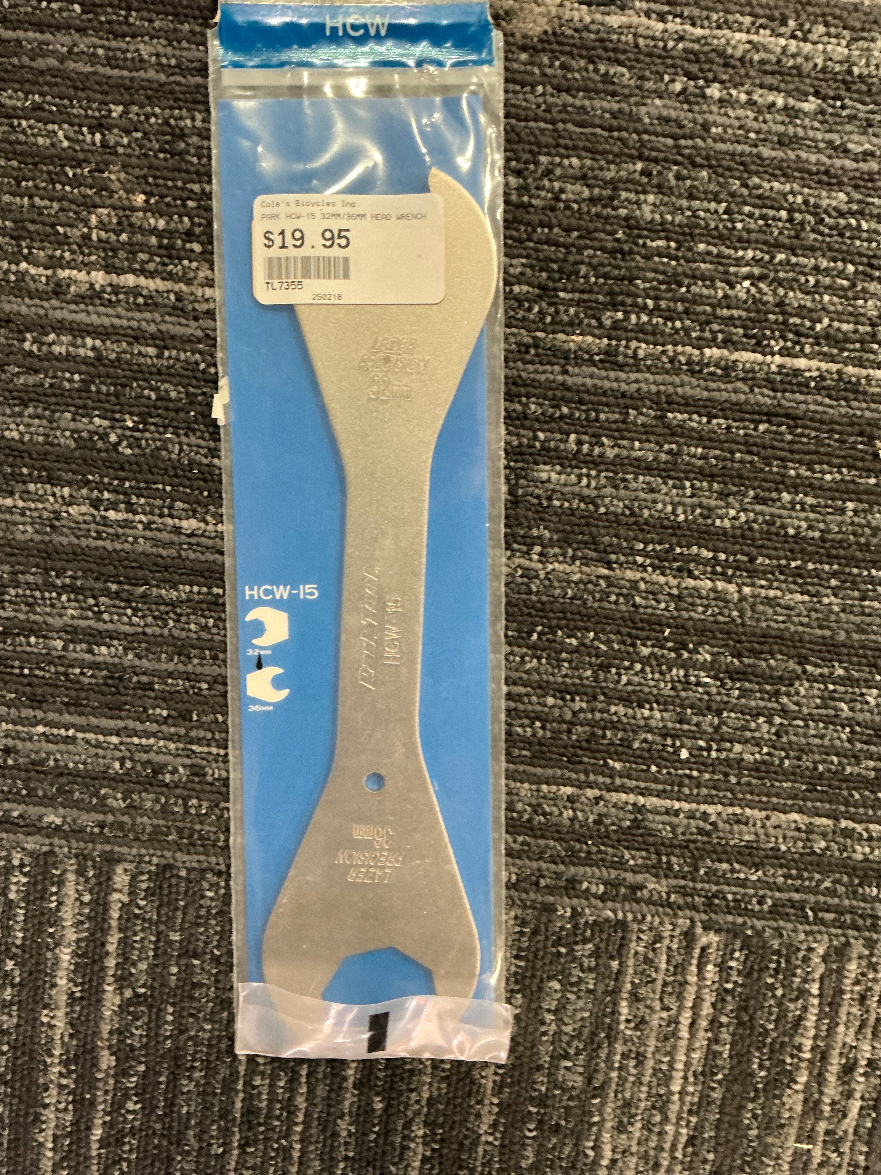 PARK TOOL HEAD WRENCH