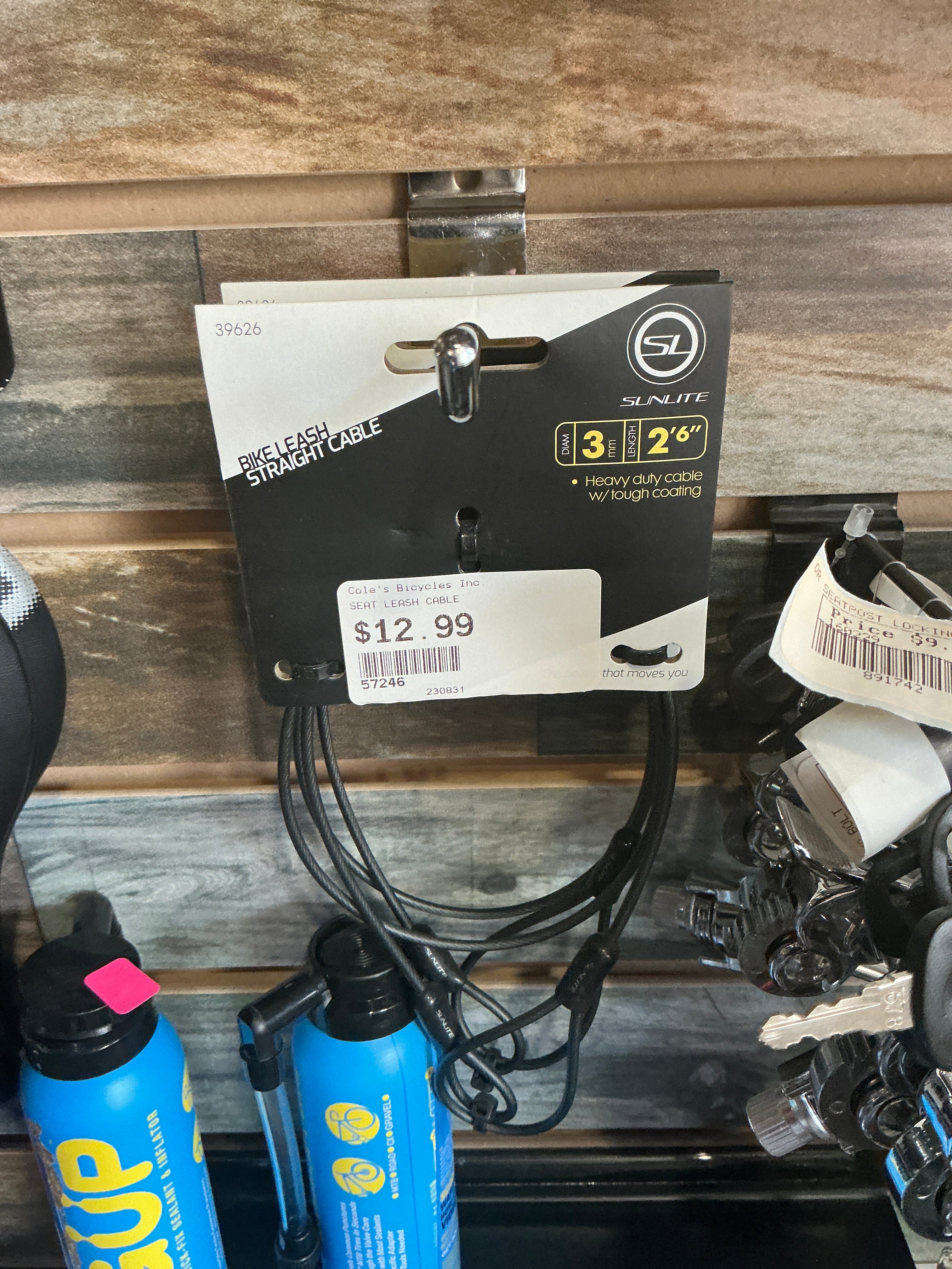 SEAT LEASH CABLE