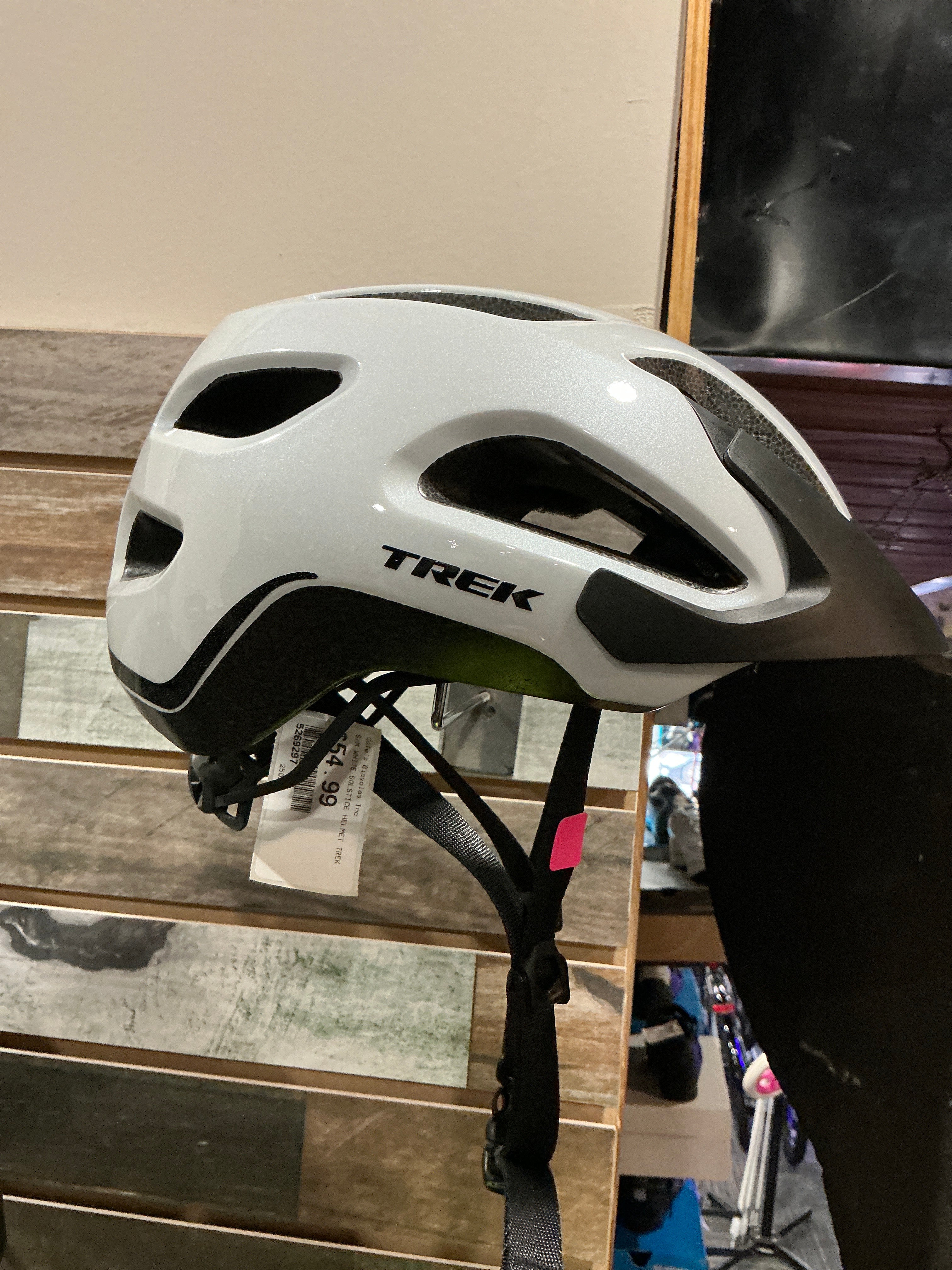 WHITE TREK SOLSTICE HELMET S/M