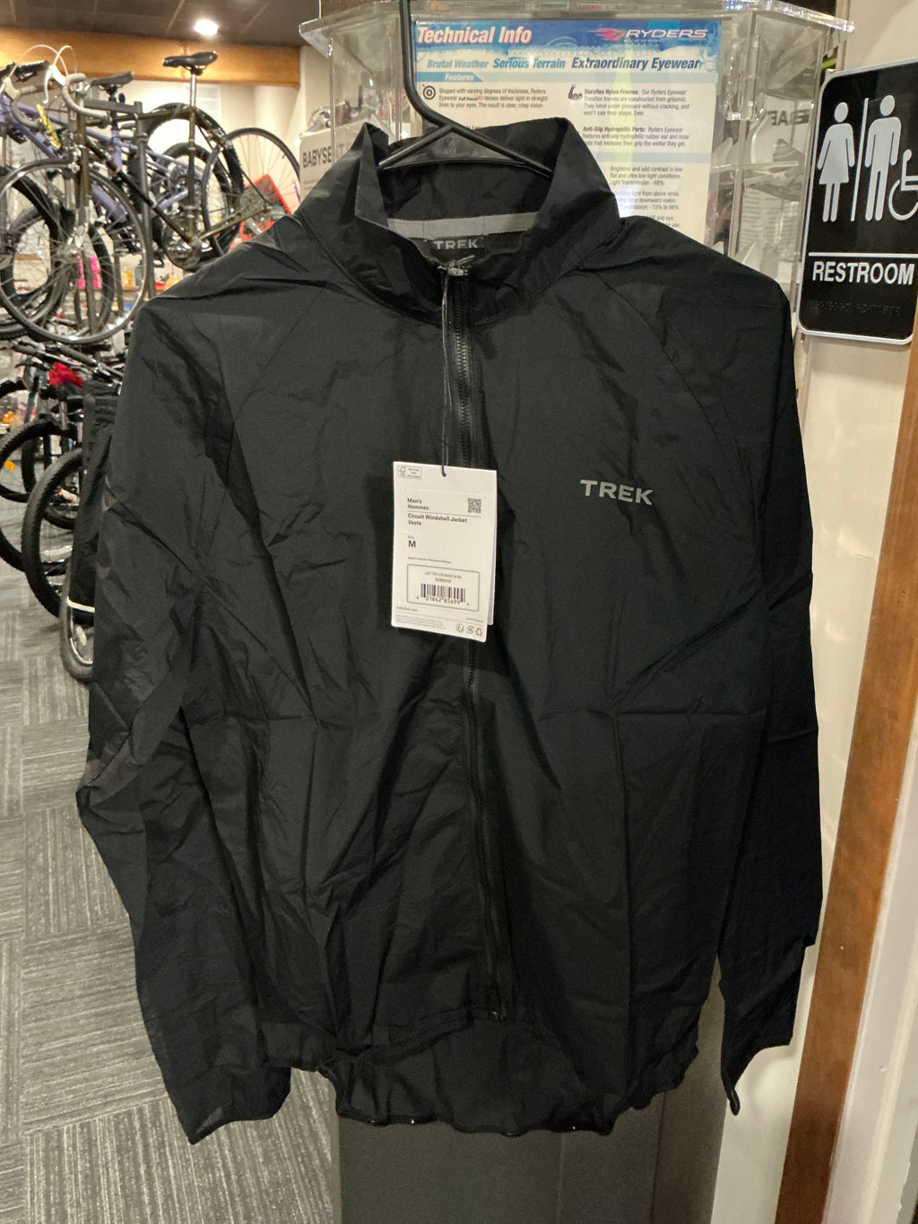 MENS HOMMES CIRCUIT WINDSHELL JACKET VESTE M