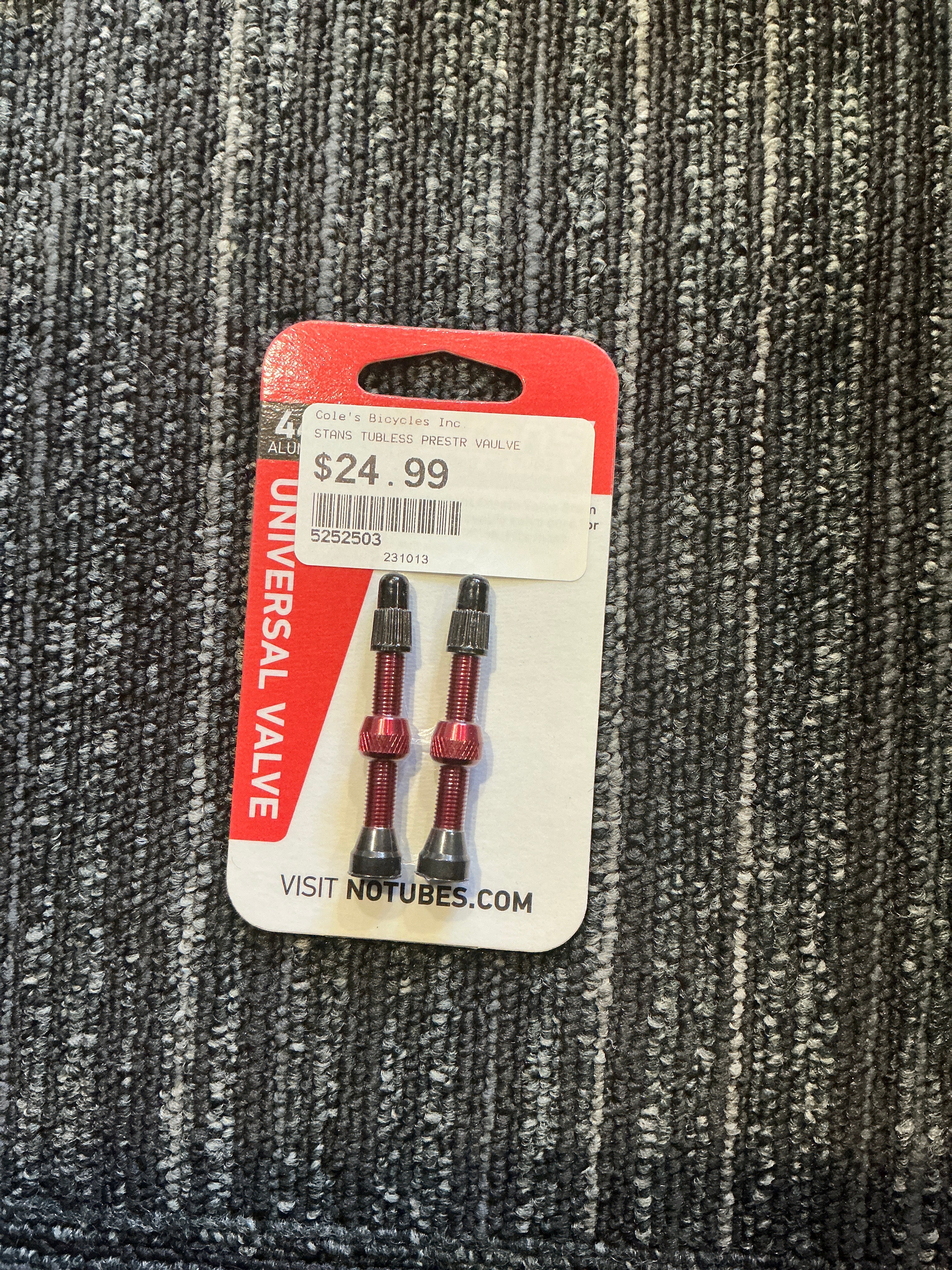 STANS TUBLESS PRESTR VALVE