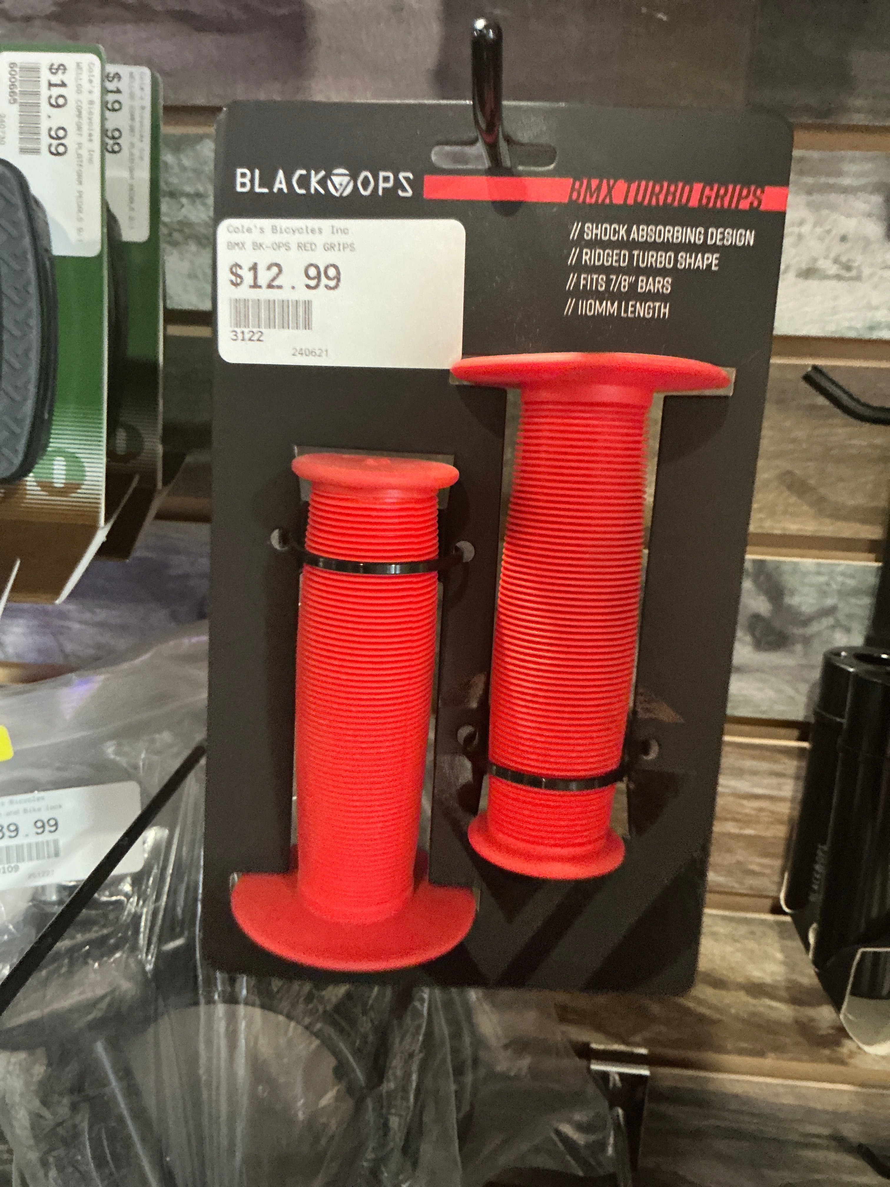 BMX BK-OPS RED GRIPS