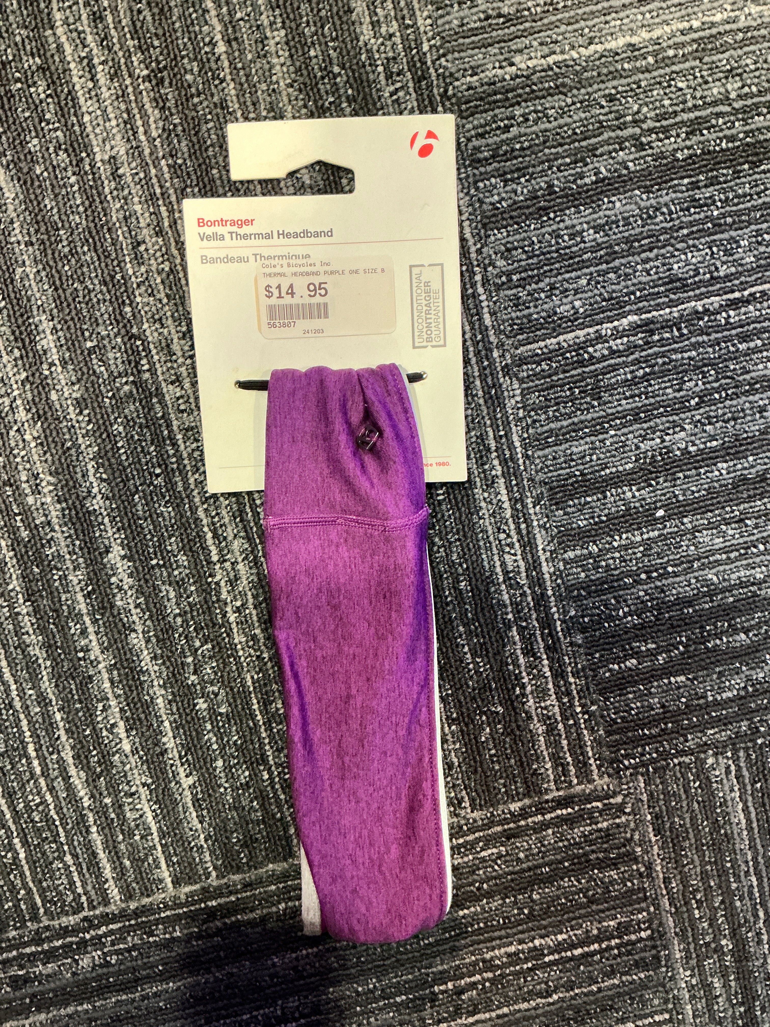 BONTRAGER THERMAL HEADBAND PURPLE