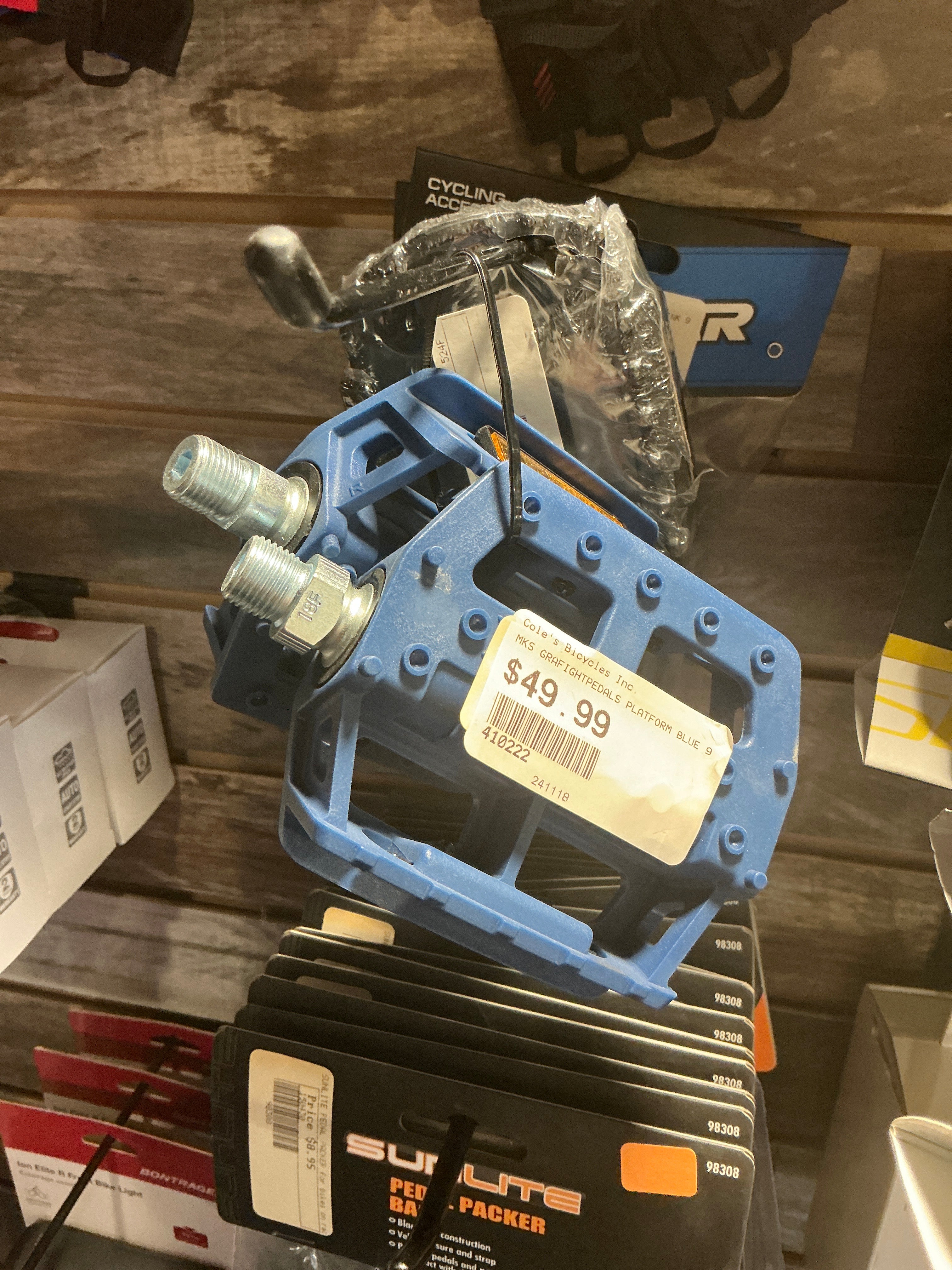 MKS GRAFIGHTPEDALS PLATFORM BLUE 9