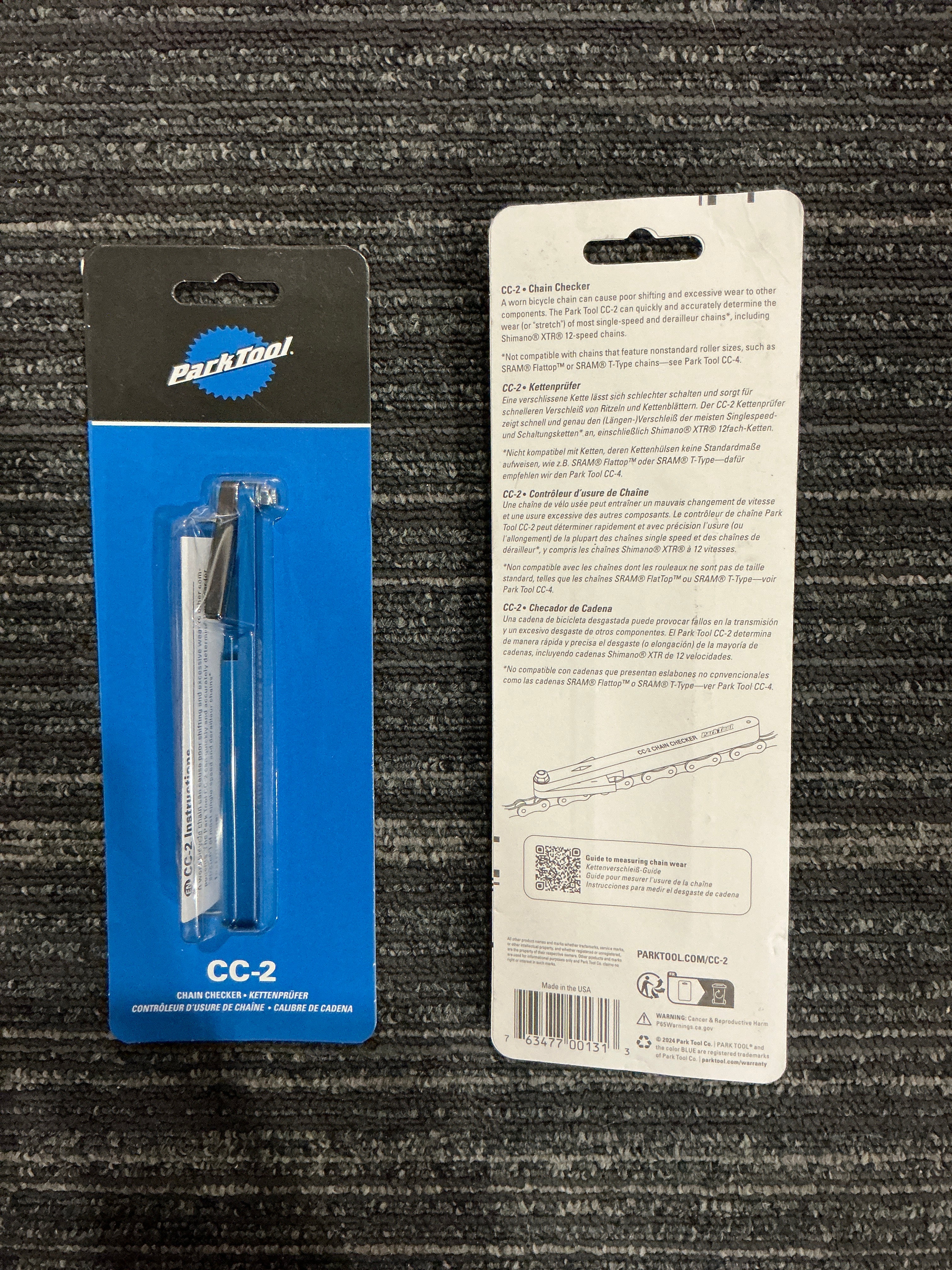 PARK TOOLS CHAIN CHECKER